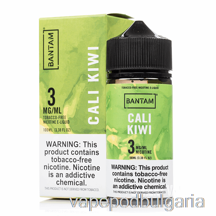 Vape Течности Cali Kiwi - Bantam Vape - 100ml 3mg